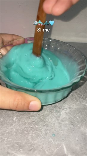 Slime colour from emoji ASMR #slime #shorts #emojichallenge