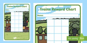 Train Sticker Reward Charts