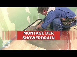 ACO: Montagefilm für Duschrinne ACO ShowerDrain
