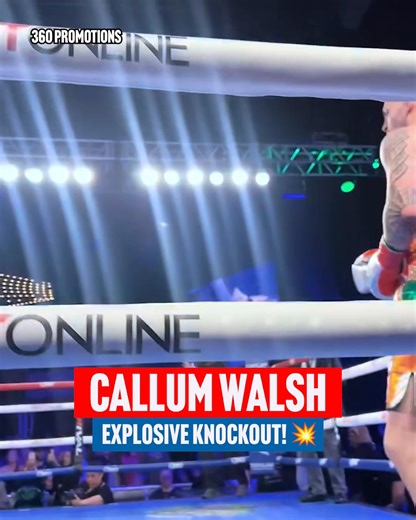 Flashback to Callum Walsh's destructive knockout of Dean Sutherland last March ⏪ 'King Callum' is set to headline Zuffa Boxing's first event this Friday against Carlos Ocampo 🇮🇪 | Ring Magazine