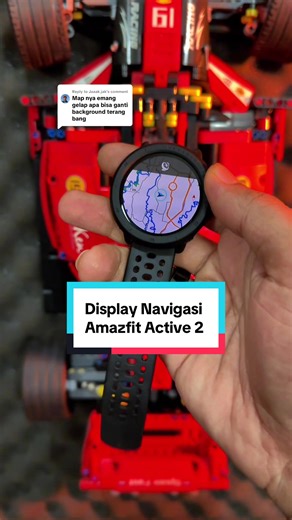 Replying to @Jaaak.jak Amazfit Active 2 Premium, navigasi, turn by turn navigation, import file rute gpx, all in one banget asli!!! #amazfit #active2 #smartwatch #smartwatchgps #running