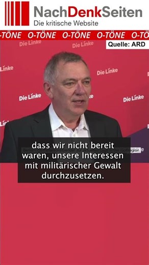 Jan van Aken: “Merz is shredding international law” | NDS