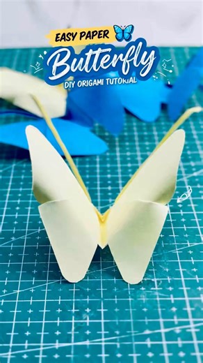 🦋Easy Butterfly Tutorial 🦋 | @A4Arte #diy #shorts #short #shortsviral #craft #handmade