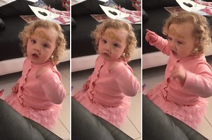 Little Scots girl SWEARS about 'ma baby' in mum's hilarious viral video