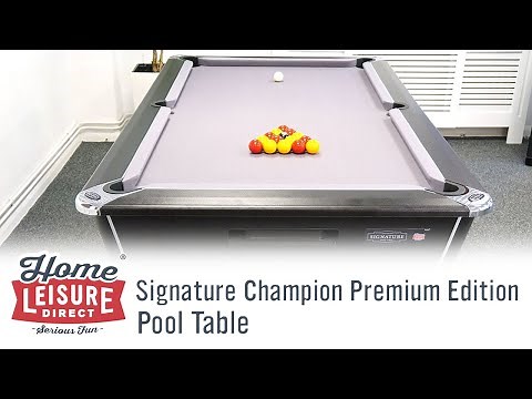 Signature Champion Premium Edition Pool Table