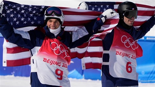 US takes gold, silver in men's freeski slopestyle at Olympics