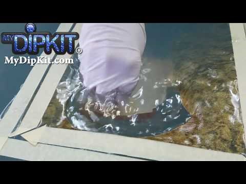 DIY Hydro Dipping Kits - Burl Wood Pattern - MyDipKit - DIY Hydrographics