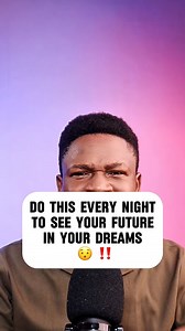 Do this every night to see your future in your dreams. How see your future in your dreams whenever you sleep at night by Joshua’s Generation | Joshua's Generation