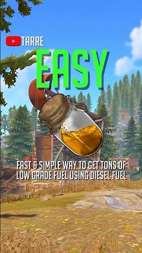 How to get LOW GRADE FUEL Fast in RUST #rust #rustbase #rusttok #rustraid #rustconsole
