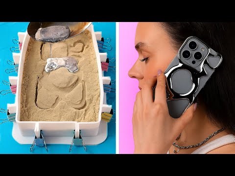 She Customized a Phone Case with Melted Metal?! 🔥📱