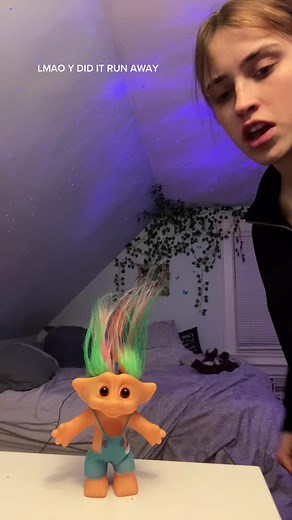Fun Interactions with a Colorful Troll Doll