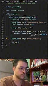 Invertir una palabra con Java