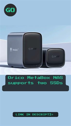 Orico MetaBox NAS supports two SSDs and up to five HDDs.