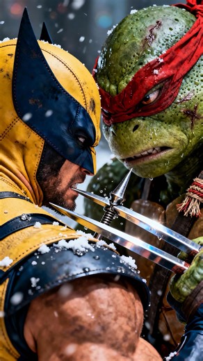 WOLVERINE vs RAPHAEL ⚔️WHO SURVIVES? 🩸 #shorts