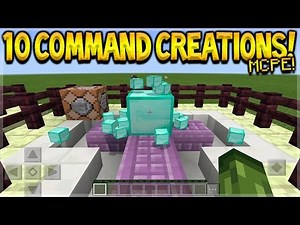 10 Awesome Command Block Creations In Minecraft Pocket Edition 1.0.5 Cool Commands (Pocket Edition)