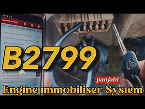 B2799 engine immobiliser system toyota / auto repair workshop