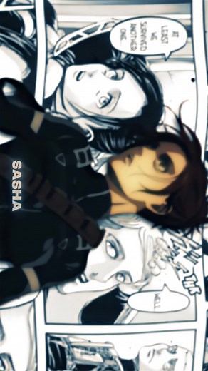 New trend, use blurrr to make memory flashback #blurrrapp #blurrr #cutout #aot #sashabraus #anime #animeedit #onisqd