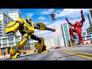Robot Fighting Jet Robot Car Transformation Game New Fighting Robot Update - Android Gameplay