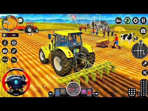 Modern Tractor Farming Driving Simulator 3D - New Tractor Games - Android Gameplay | part-2