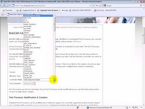 BobCAM Post Processor Installation