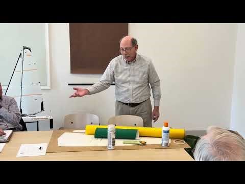 How to make your own sails for a DF95 at a Westhaven Model Yacht Club winter meeting. Part 1 of 3 