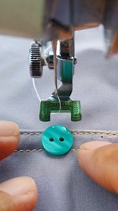 1.4M views · 1.5K reactions | sewing button using a sewing machine #sewing | Mugi Wiyono | Facebook