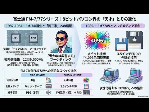 8ビットパソコン界の「天才」FM 7