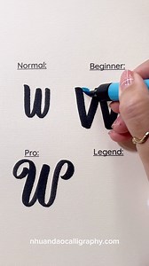 73K views · 154K reactions | How do you write the letter “W”? ✨ . . ....