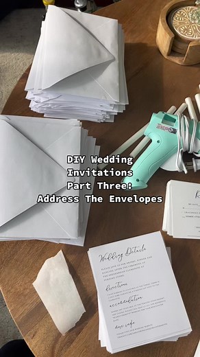 DIY Wedding Invitations: How to Address Envelopes