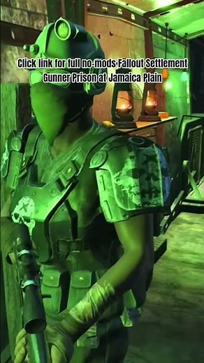 Gunner Prison at Jamaica Plain no mods Fallout 4