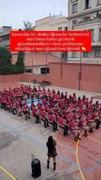 İspanya Barcelona Okul Korosu #ispanya #barcelona #trending #shorts #viral #students #school #okul