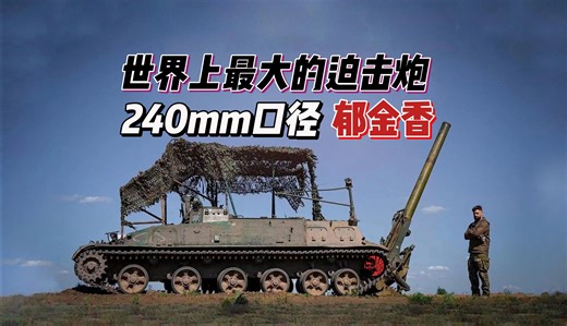 拆楼神器——2S4“郁金香”，240毫米口径自行迫击炮，世界上现役最大口径的自行迫击炮