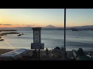路線バス 車窓 逗子駅→森戸海岸→葉山/ 京急バス逗12系統 逗子1624発
