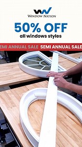 This month’s Semi-Annual Sale is a BIG DEAL – and so is the high quality our manufacturers build into every window. Here’s why YOU need Window Nation: 🪟 50% off all windows this month 🪟 Top-quality manufacturing partners 🪟 50-point factory inspection 🪟 ENERGY STAR certification Don’t wait – click the link to schedule a fast, no-obligation consult now! | Window Nation