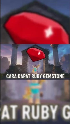 cara mendapatkan ruby gameston #roblox #shorts