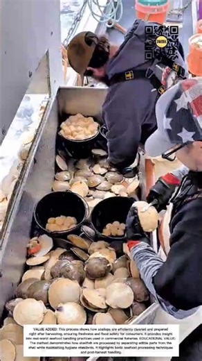 Scallop Harvesting Process: From Shell to Fresh Seafood #9work