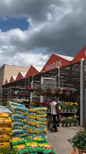 It’s the perfect day for a stroll through the Garden Center 🌤️🪴🌼 | The Home Depot