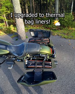 2.3M views · 7.7K reactions | ❄️ New V2 motorcycle bag liners are...