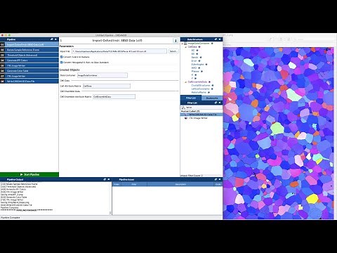 DREAM.3D v6.5: Basic EBSD Data Analysis