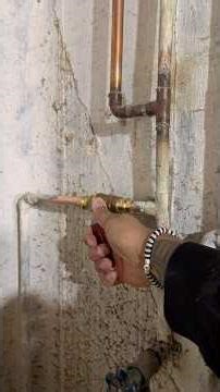 Ball Valve Install #plumber #mondaymotivation #diy #washerrepair #fyp