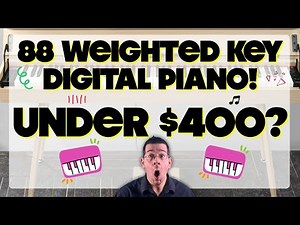 Keyboard Under $400: Glarry GDP 206 Review | Best Beginner In-Home 88-Weighted Digital Piano