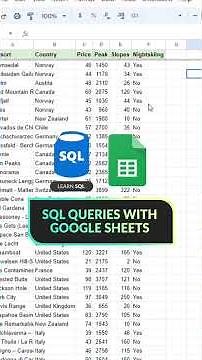 How to Write SQL Queries with Google Sheets #sql