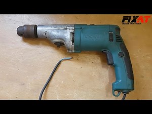 Makita 2-Speed Impact Drill HP2070 Restoration & stator "field" rewinding)
