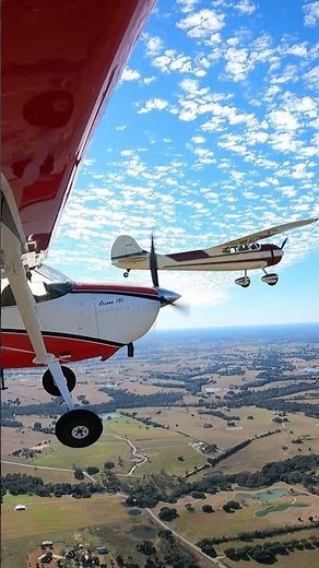 Formation Flying | Cessna 180, Cessna 195