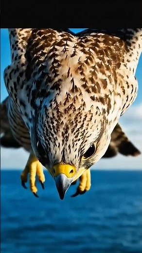 El Halcón Peregrino en Acción Real: Poder, Velocidad y Letalidad #animal #animals