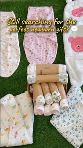 Soft, breathable & perfect for newborns 🤍Best baby wrappers & swaddles for gifting new parents! 🎁