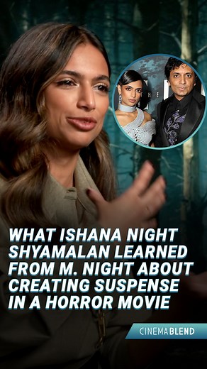 39K views · 255 reactions | What "The Watchers" director Ishana Night Shyamalan learned from M. Night about creating suspense in a horror movie | CinemaBlend | Facebook