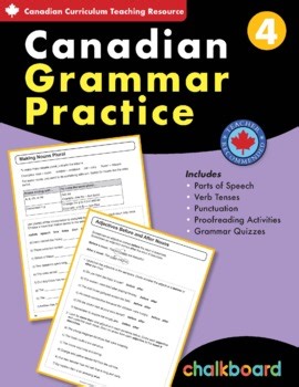 Grade 4 Canadian Grammar Practice – Parts of Speech & Punctuation
