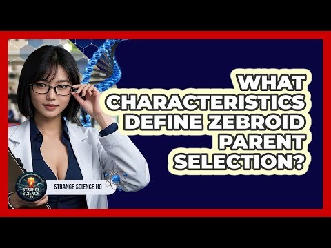 What Characteristics Define Zebroid Parent Selection?