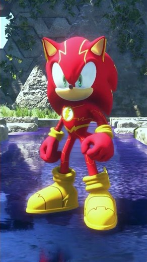 Flash Sonic from Sonic DC Comic in Sonic Frontiers! #Sonic #Flash #DC #sonicfrontiers